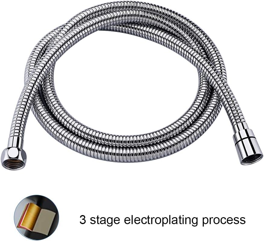 GRIFEMA COMPLENTO-G851 1/2 Inch 1.5m Shower Hose Made of Stainless Steel, Anti-Kink & Anti-Explosion and Leak Proof Hose Pipe - Image 5