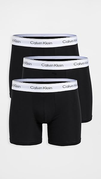 CALVIN KLEIN MEN’S ICON COTTON STRETCH 3-PACK BOXER BRIEF