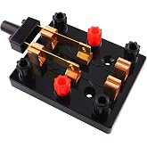 AXLIZER Double Pole Double Throw Electrical Switch, Knife Switch, Electricity Experimental Equipment, Teaching Instrument Used to Disconnect Two Simultaneous Electrical Connections