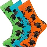 Mysocks Crew Socks Monkey Design