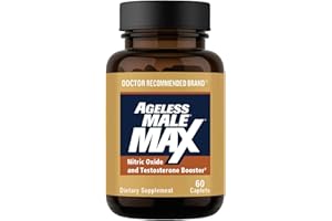 Ageless Male Max Total Testosterone Booster Supplement for Men, 60 Caplets