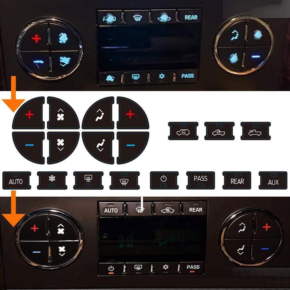 Replacement GM 22912547 Rear Radio Volume Control Knob Button,Gift AC Dash Button Repair Kit for Select GM Vehicles for 07-14 Chevrolet Chevy GMC Buick Cadillac(Pack of 2): Automotive