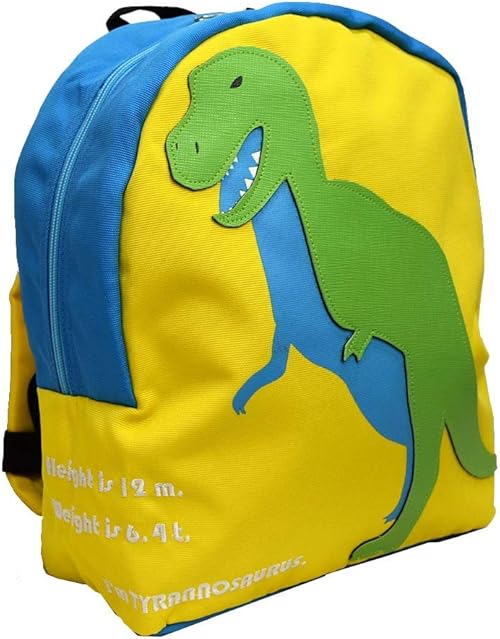 Amazon Co Jp キッズ リュック 恐竜 ガオー デイパック ジュラシック 恐竜 キッズ リュック キッズ 子供 誕生日プレゼント プレゼント 遠足 えんそく イエロー シューズ バッグ