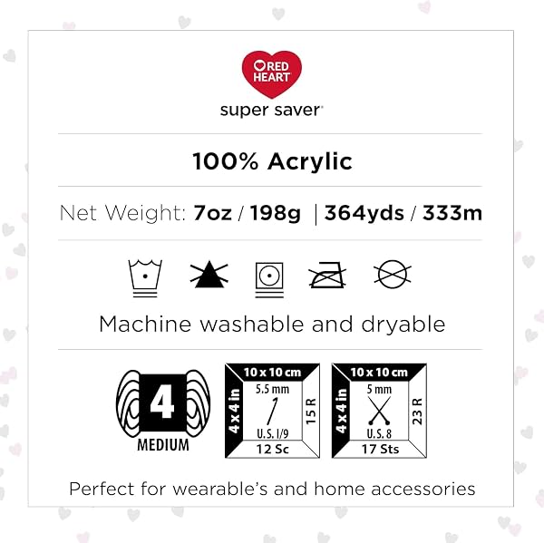RED HEART SUPER SAVER FROSTY GREEN YARN – 3 PACK OF 198G/7OZ – ACRYLIC – 4 MEDIUM (WORSTED) – 364 YARDS – KNITTING/CROCHET