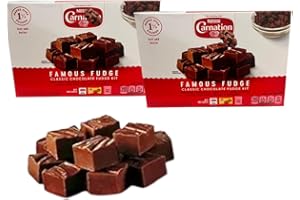 TRIO SHIPPERS Carnations Famous Fudge~Kit by Nestles| classic chocolate fudge, 27.75 oz Box, (27.75 Ounce(2 Pack))