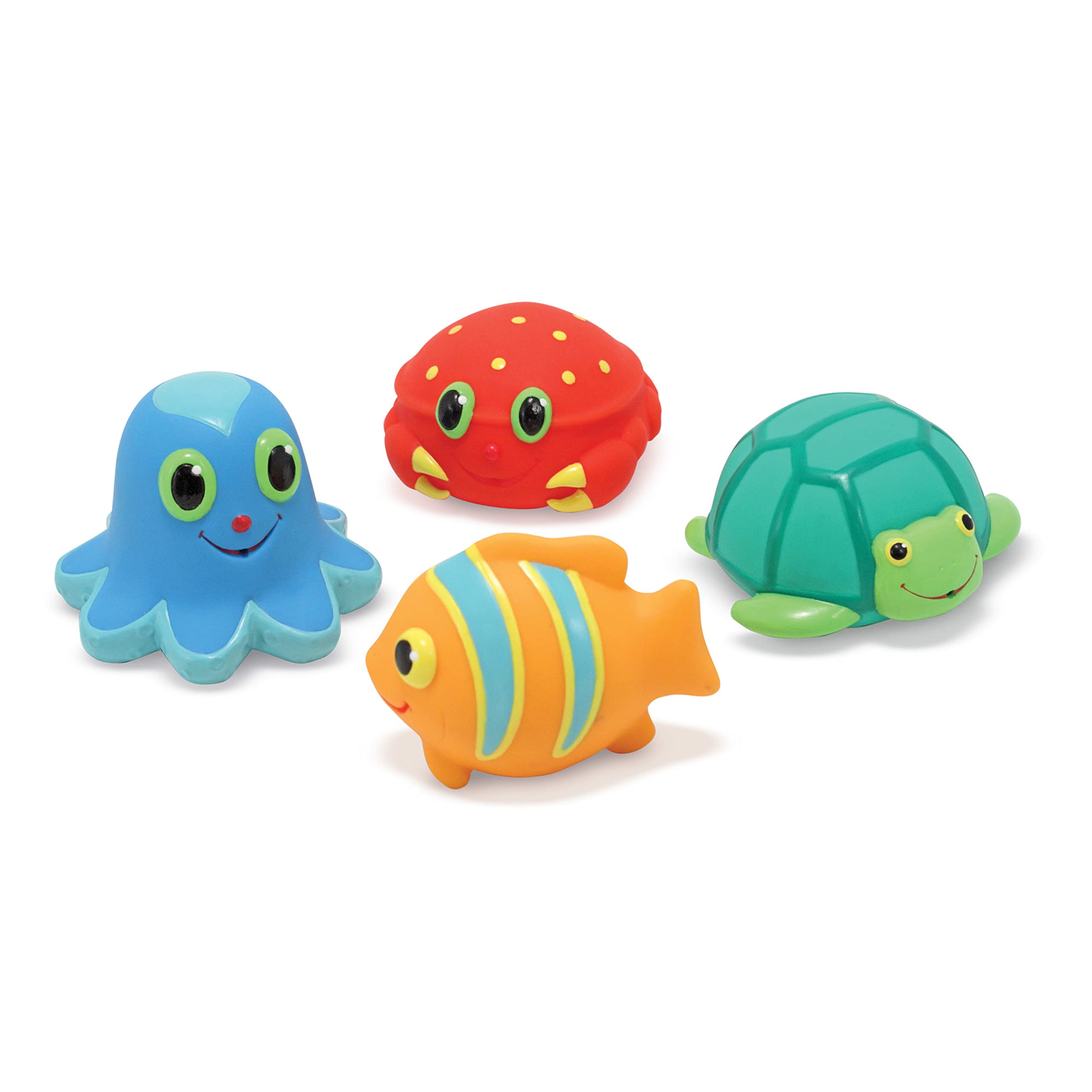 Melissa & Doug Sunny Patch Seaside Sidekicks Squirters With 4 Squeeze-and-Squirt Animals - Water Toys for Kids — image 1