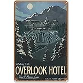 The Shining Wall Art - Overlook Hotel Maze Horror Poster, Metal Tin Sign - 8 X 12 Inch for Vintage Decor for Parents or Man Cave