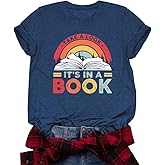 Rainbow Book Lovers Shirt - Teachers & Readers Character Tee