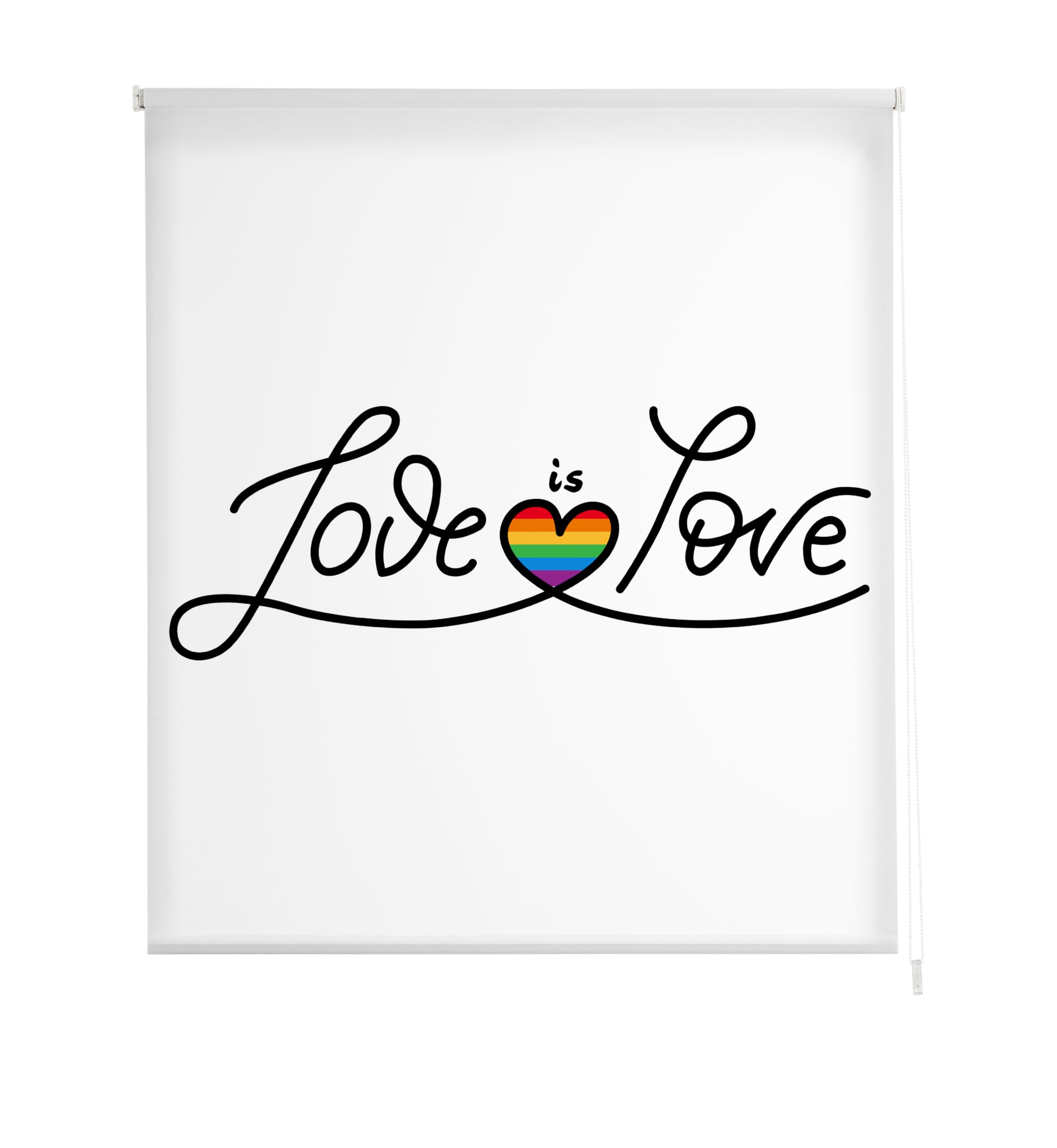 Estoralis LGTBI-1 – Translucent Roller Blind, Digital Print, 130 x 175 cm