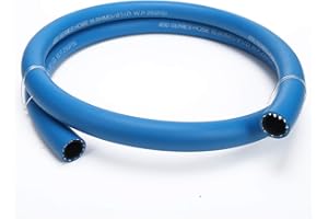 AC PERFORMANCE 5/8 ID NBR Push on Hose Fuel Line Engine Liner Compatible with Fuel System, E85, E10, Oils, Ethanol, Lubricants and Coolant, 10 Feet, Blue