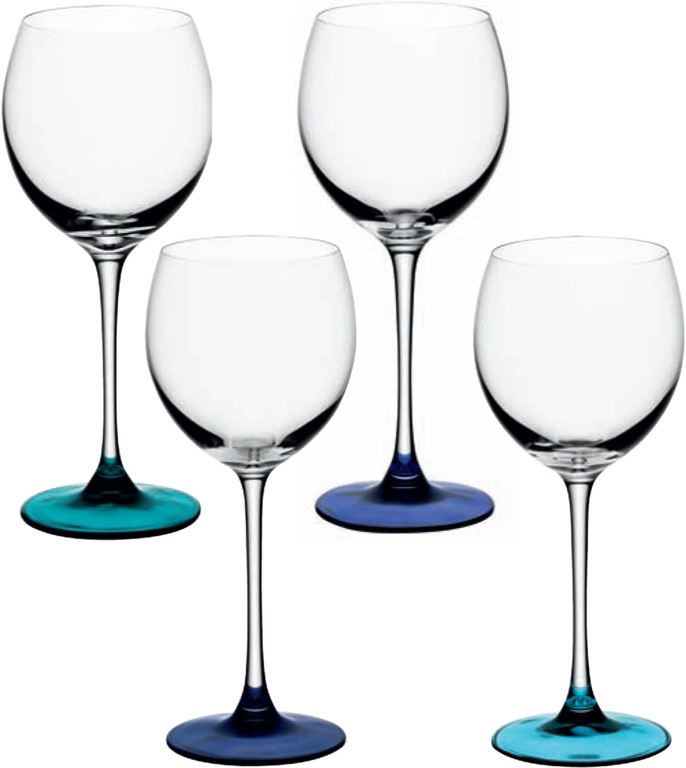 LSA International 400 ml Coro Wine Glass, Blue (Pack of 4) Amazon.co