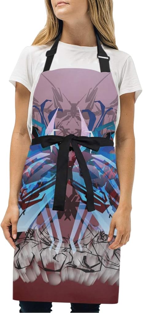 Amazon 前掛け かっこいい エプロン 女性用 機能性 ツイル生地 ポケット付き 家庭用 料理教室用 プリント 調整できる 柔らかい 耐久性 実用性 男女兼用 仕事着 エプロン オンライン通販