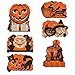 Halloween Fortune Wheel Games - Tissue Centerpieces and Cutout Decorations - Vintage Style