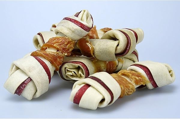 GOOD ‘N’ FUN TRIPLE FLAVOR CHEWS, RAWHIDE TREATS FOR DOGS