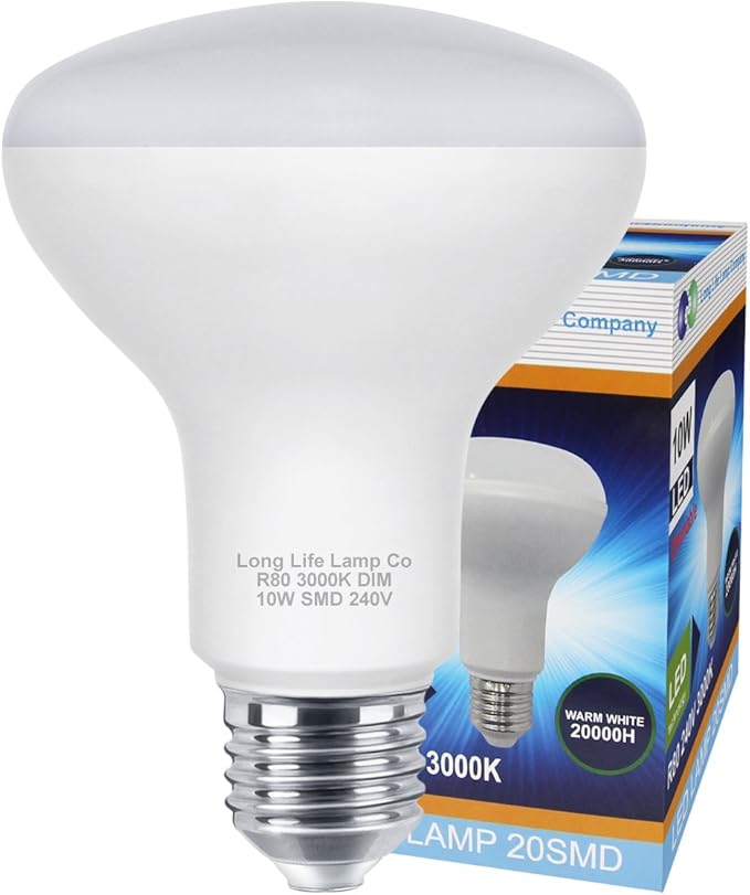 R80 DIMMABLE LED 10W E27 Replacment for Reflector R80 LED Light Bulb