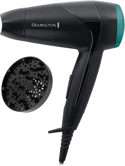 Remington Travel Hair Dryer D1500 Folding Handle 2000W with Diffuser