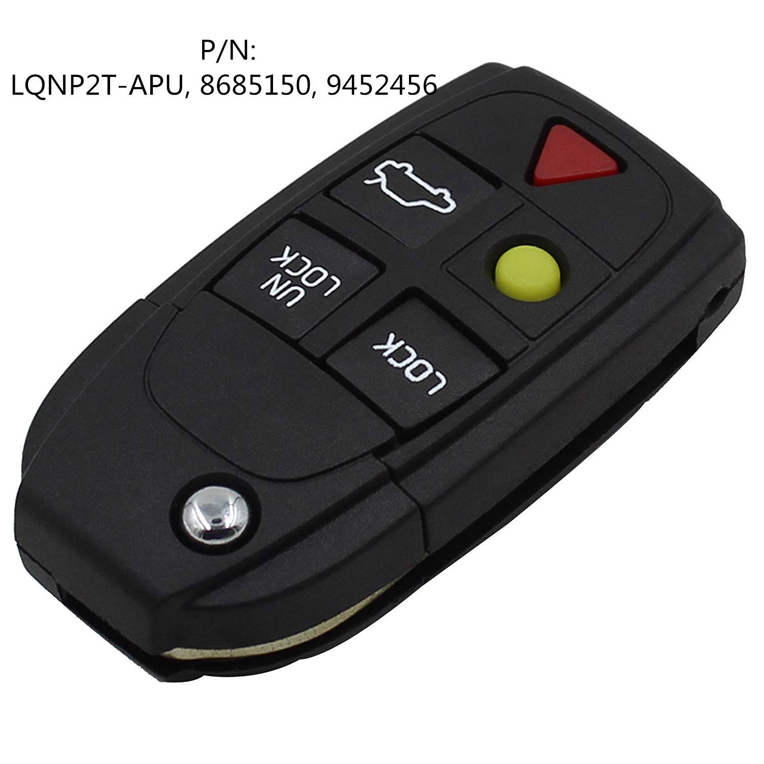 Keyless Entry Systems Automotive 5 Buttons Keyless Remote Key FOB Case