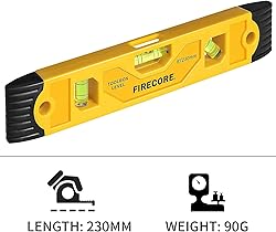 Firecore 2pcs Magnetic Torpedo Level, 9-Inch