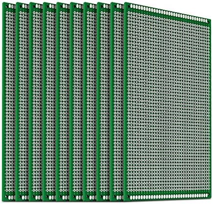 BENGIX Double Side Circuit Board Plated Through PCB Board, 9cm*15cm, 10pcs