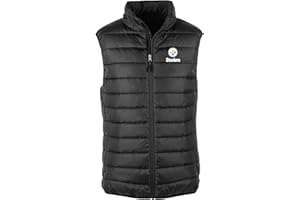 Dunbrooke Men’s Nylon Insulated Vest – Water Resistant, Front Zipper Pockets