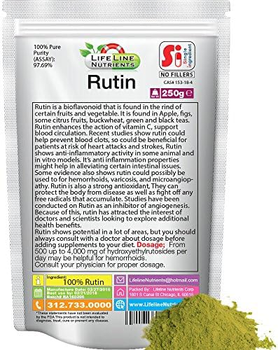 250g (8.8 oz)100% Pure Rutin Powder