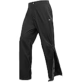 33,000ft Men's Rain Pants Full Zip Waterproof Pants Breathable Rain Over Trousers for Outdoor Hiking Golf Work