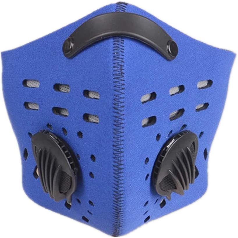 DAUCO Anti Pollution Mask Adult PM 2.5 Pollen Dust Mask Washable Anti-fog Anti Dust Mask Antibacterial Activated Carbon Filter Earloop Mouth Mask for Outdoor Cycling Running