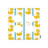 Pznen 2 Duplex Outlet Plates, Cute Ducks Boy Toy