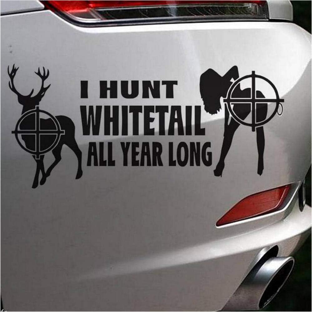 Wall Sticker Hunt Sticker Car Hunting Shoot Woman Hunter Shop