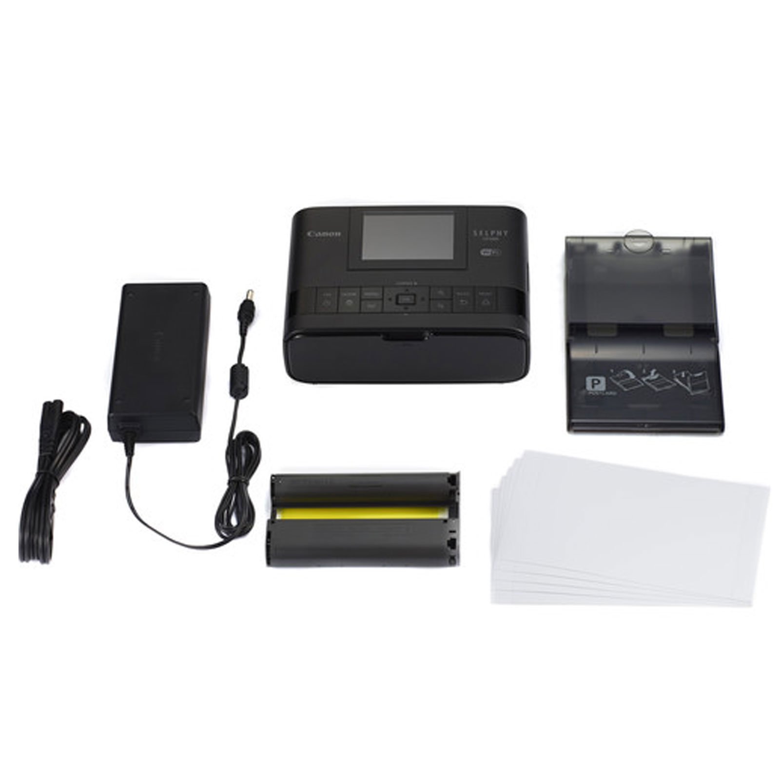 Canon SELPHY CP1300 Compact Wireless Photo Printer (Black) +Canon KP