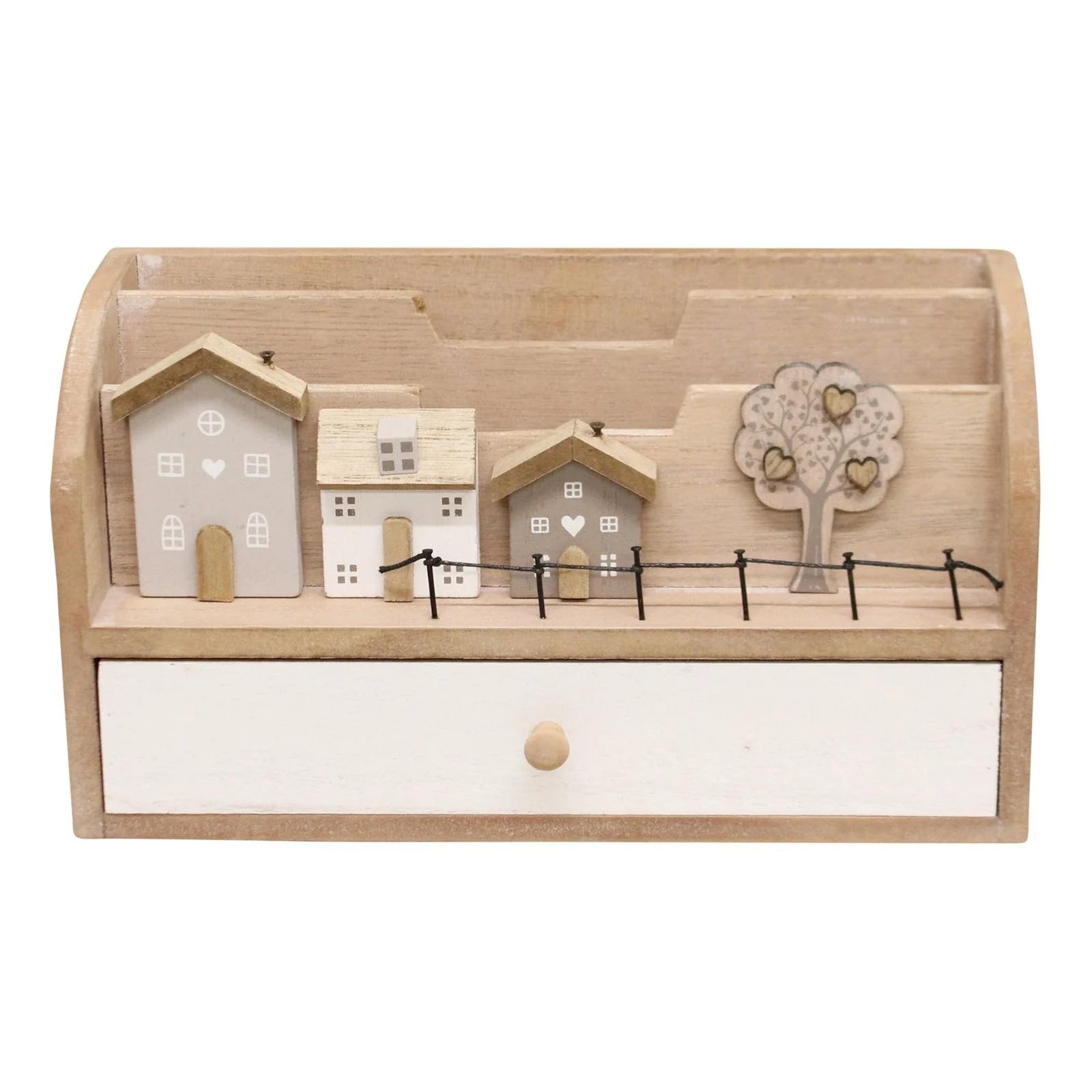 Sifcon International plc Wooden Houses Design Letter Rack