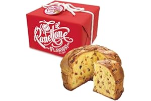 Flamigni - Classic Italian Panettone in Beautiful Red Gift Box (1.1 lbs) | Delicious Christmas & Holiday Sweet Loaf Fruitcake | Traditional Milanese Gourmet Bread Cake