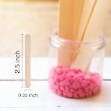 OWLKELA 300Pcs Mini Lollipop Sticks 2.56in Birch Wood Craft Sticks view 2