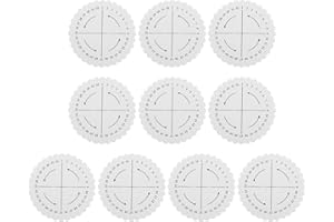 CORHAD 10 Pcs 32-slot Braiding Disk Jewelry Making Tool Kit for DIY Embroidery String Bracelets Bead