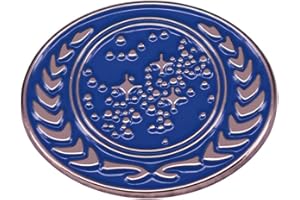 VNEWSCHI Sci-Fi Cosmic Star Alliance Brooch Official Logo of United Federation Of Planets Badge Pin Cool Ornament for Hat Jeans Coat Backpack Decoration A great gift for Star Trek Fans