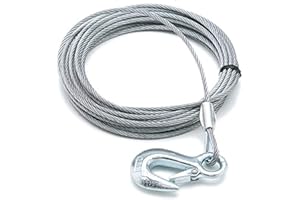SeaSense Trailer Winch Cable 3/16-Inch X 25-Foot, 4000LB,Silver, Small