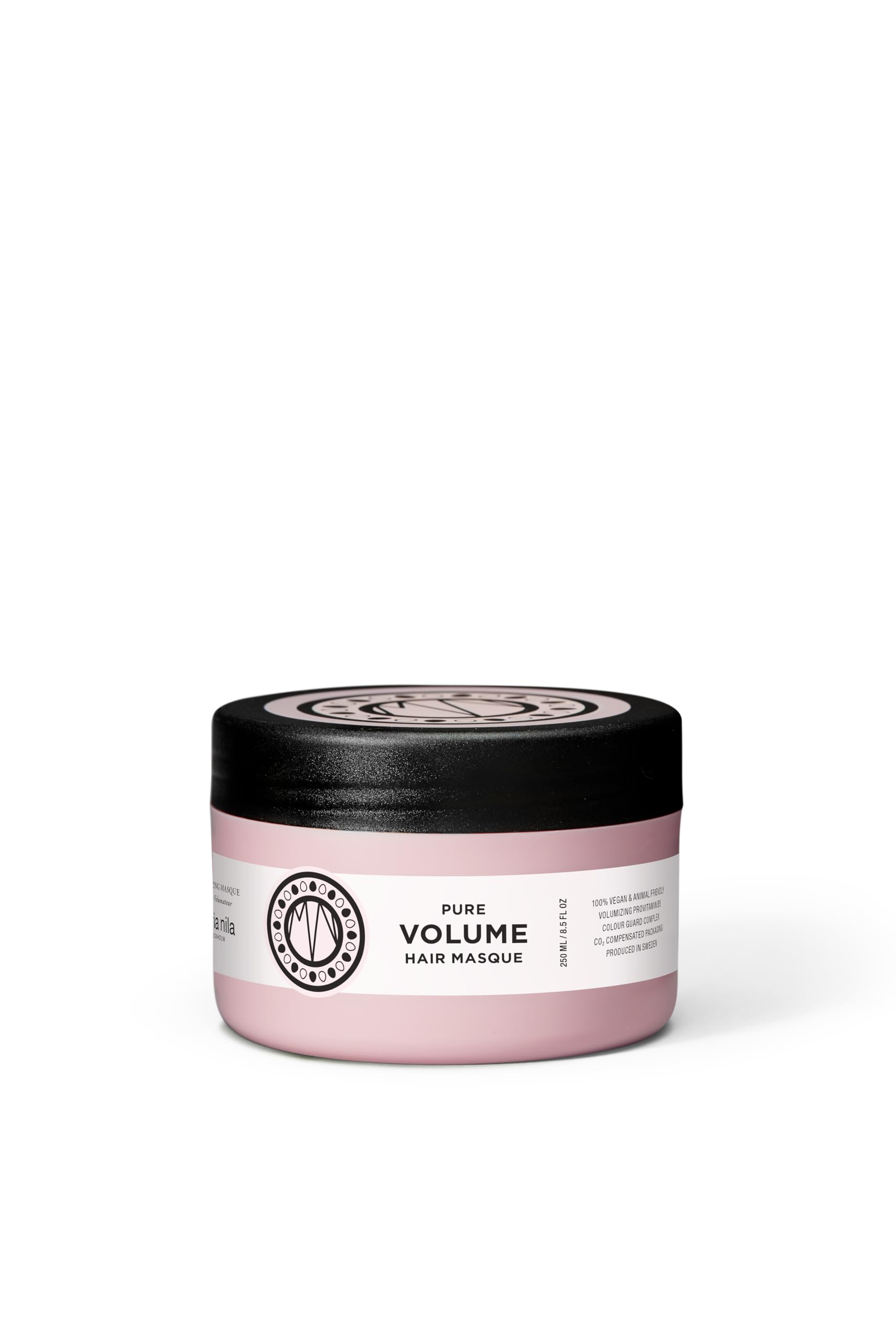 Maria Nila Pure Volume, Volumizing Hair Mask for Thicker Hair, Panthenol/Provitamin B5 Gives Volume to Thin & Fine Hair, 100% Vegan & Sulfate/Paraben free, 250 ml