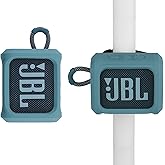 TXesign Silicone Case for JBL Go 3 Portable Speaker with Removable Strap for Bike Golf Cart Travel Carrying Case Protective Sleeve Speaker Cover (Sky Blue)