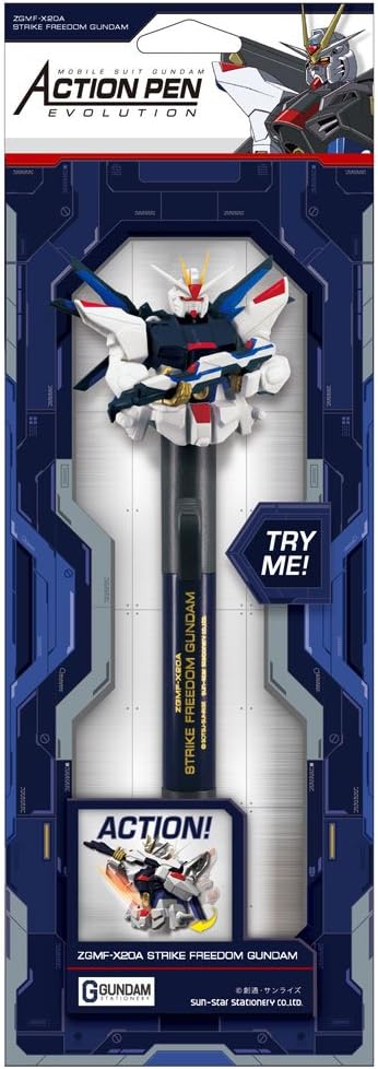 ZGMF-X20A Strike Freedom Gundam Action Pen Evolution By Sun-Star Stationery