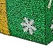 Sunnyglade Set of 3 Christmas Lighted Gift Boxes with Bows Present Boxes for Christmas, Weddings Yard Home Holiday Art Decorations (Red Green and Yellow)