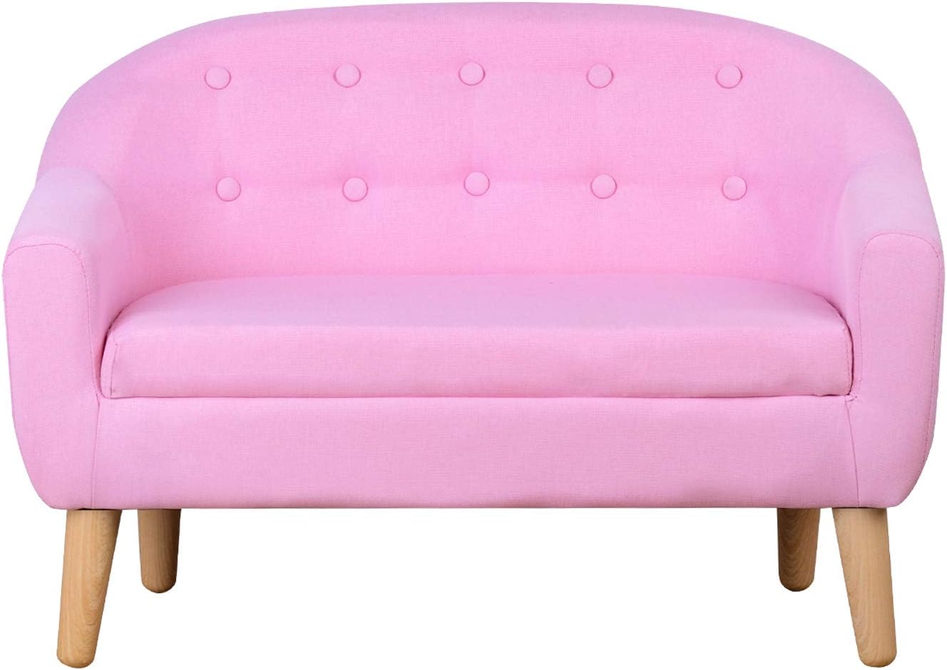 pink kids couch