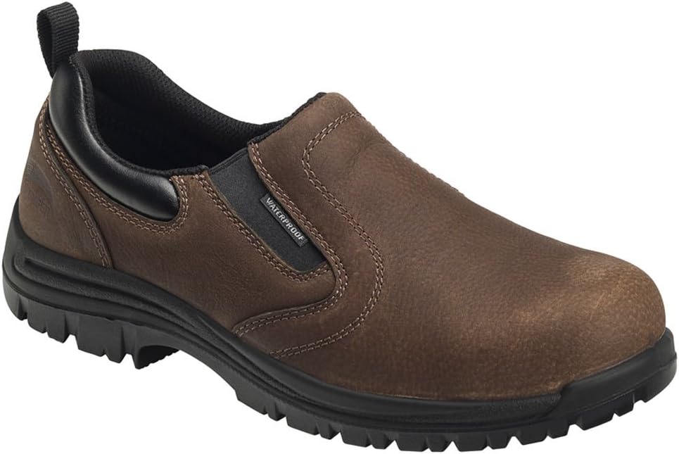 Avenger Comp Toe Waterproof EH Slip Resistant Slip On Shoe