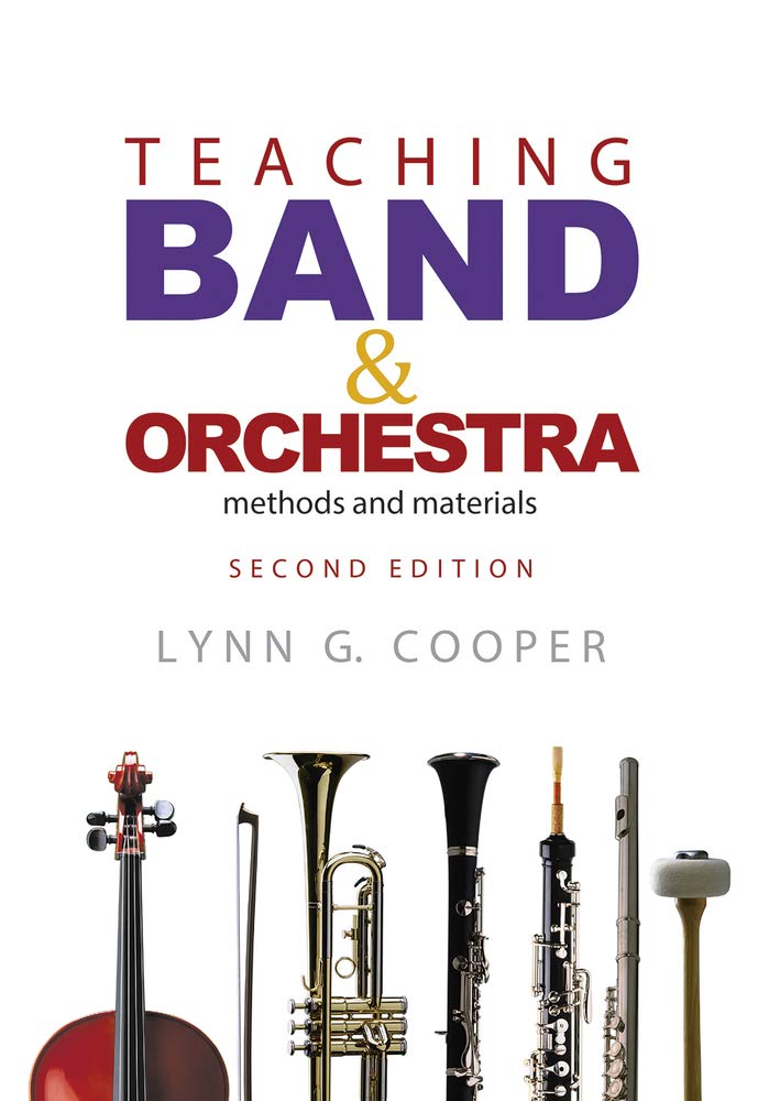Teaching Band And Orchestra Methods And Materials Lynn G Cooper