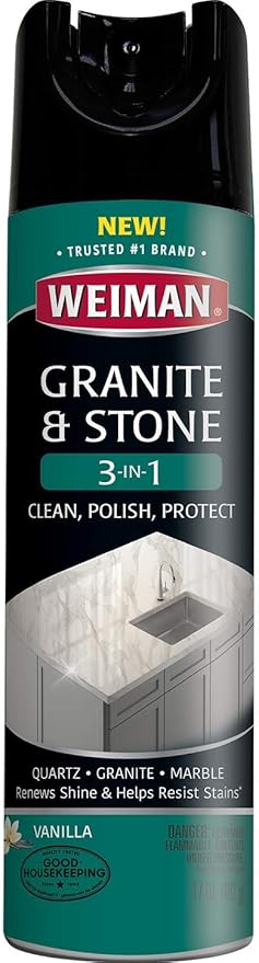 Amazon Com Weiman Granite Cleaner And Polish 17 Ounce For
