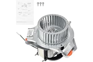 Talspity HC21ZE123A, J238-150-15215 Draft Inducer Motor Assembly Compatible with Jakel, Carrier, Payne, Bryant Furnaces, Inducer Blower Motor for Jakel inc J238-150-15215AT with Blower Wheel & Bracket