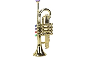 Trompette pour enfants, jouet jouable en plastique PP sans danger pour le développement des enfants avec poignée confortable,