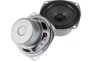 DWEII 2PCS 10W Mini 3" HiFi Full Range Speaker 8 Ohm Anti-Magnetic Audio 2.0/2.1 Home Stereo Woofer Loudspeaker 90dB High Sen