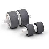 Zhupoub Scanner Feed Separation Roller Compatible with Canon DR-C125 DR-C225 DR-C255 DR-C225II DR-C225W Scanner Exchange Roller Kit