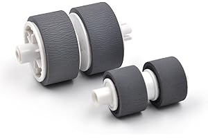 Zhupoub Scanner Feed Separation Roller Compatible with Canon DR-C125 DR-C225 DR-C255 DR-C225II DR-C225W Scanner Exchange Roller Kit