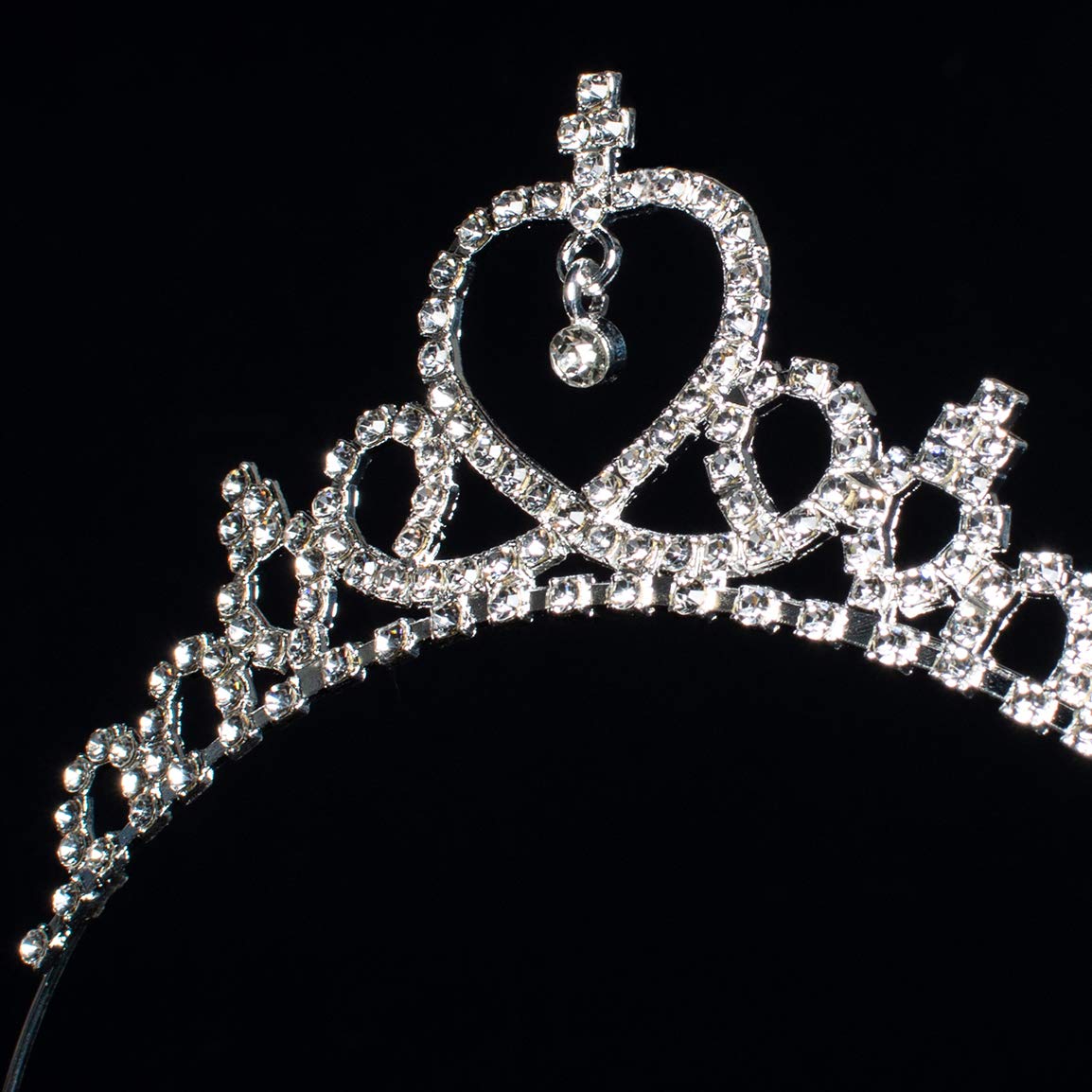Girls Princess Crystal Tiara Crown For Birthday Party(Style1) : Beauty